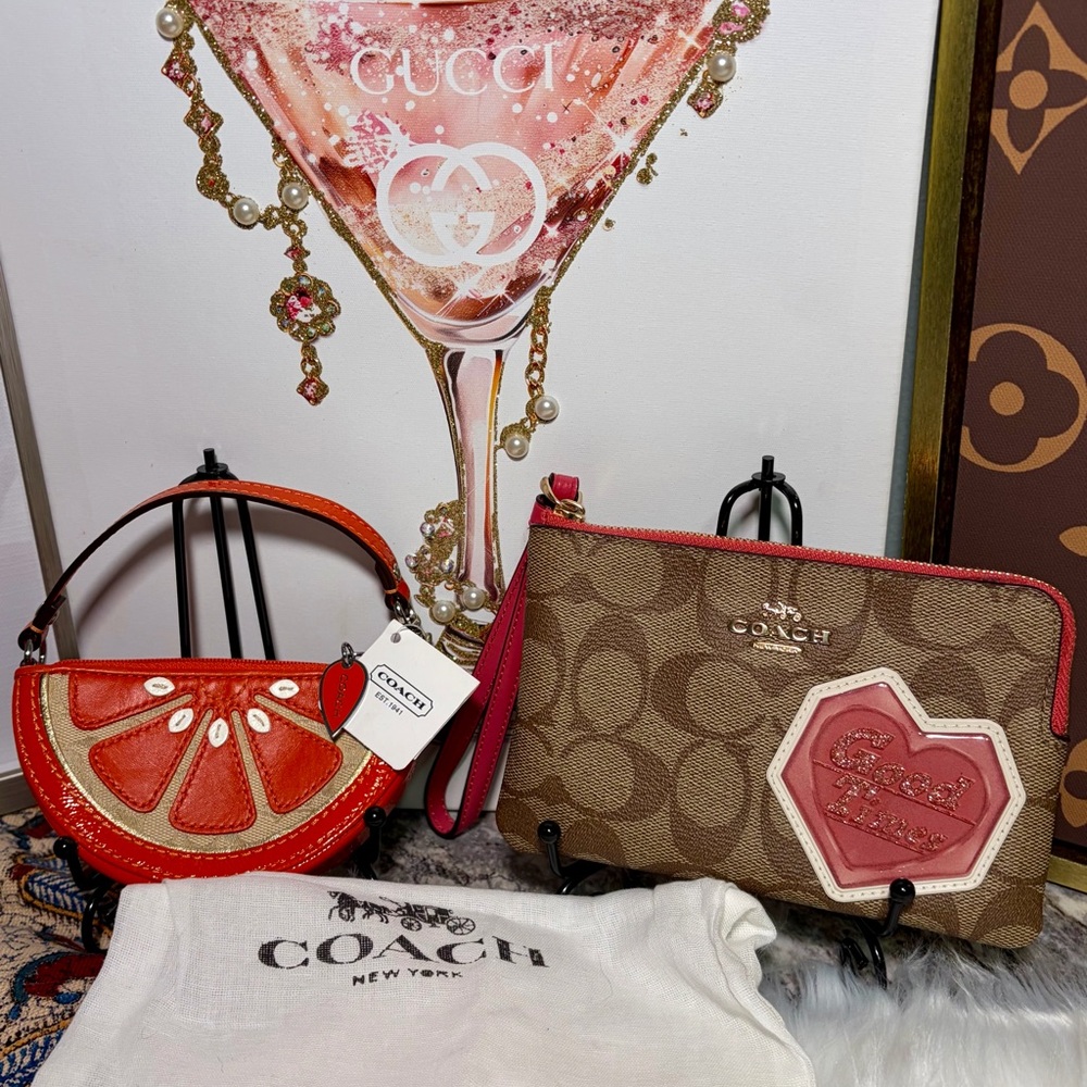 Coach Limited Edition Wristlet Bundle